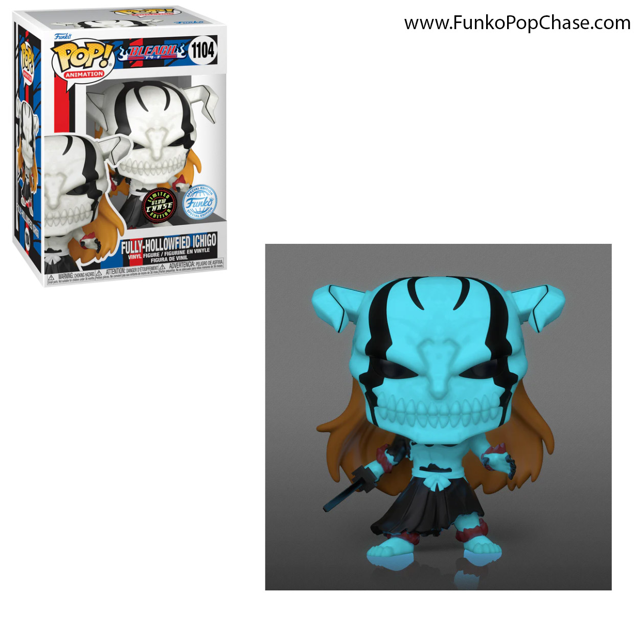 #1104 Fully-Hollowfied Ichigo Funko POP! Chase #1104 Fully-Hollowfied Ichigo Funko POP!