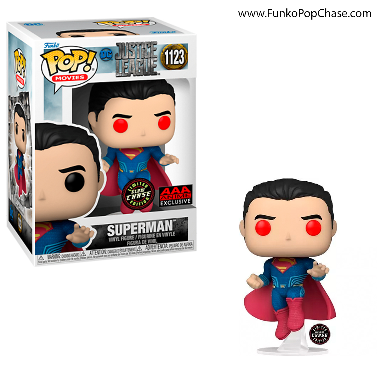 #1123 Superman Funko POP! Chase #1123 Superman Funko POP! Chase