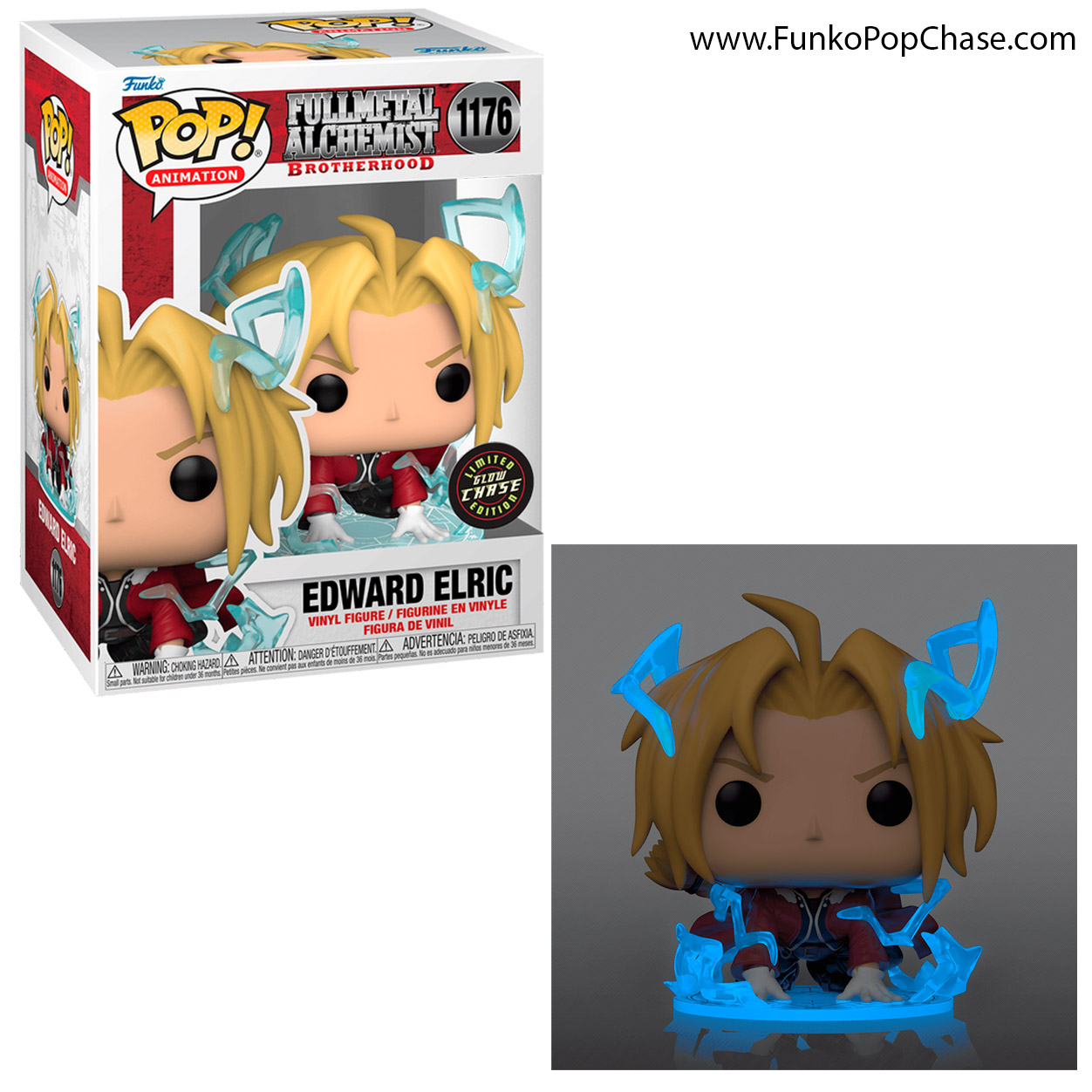 #1176 Edward Elric Funko POP! Chase #1176 Edward Elric Funko POP! Chase