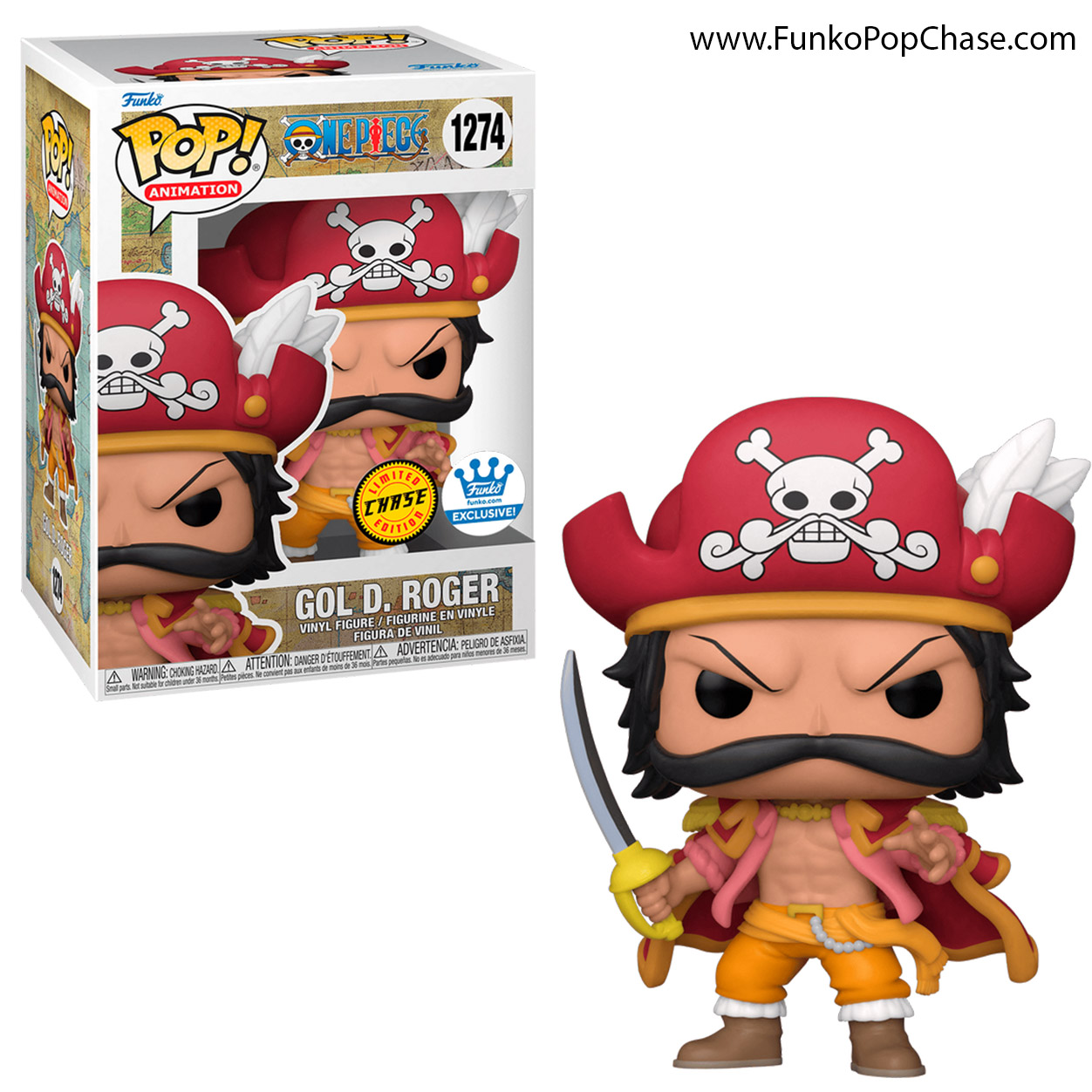 #1274 Gol d. Roger Funko POP! Chase