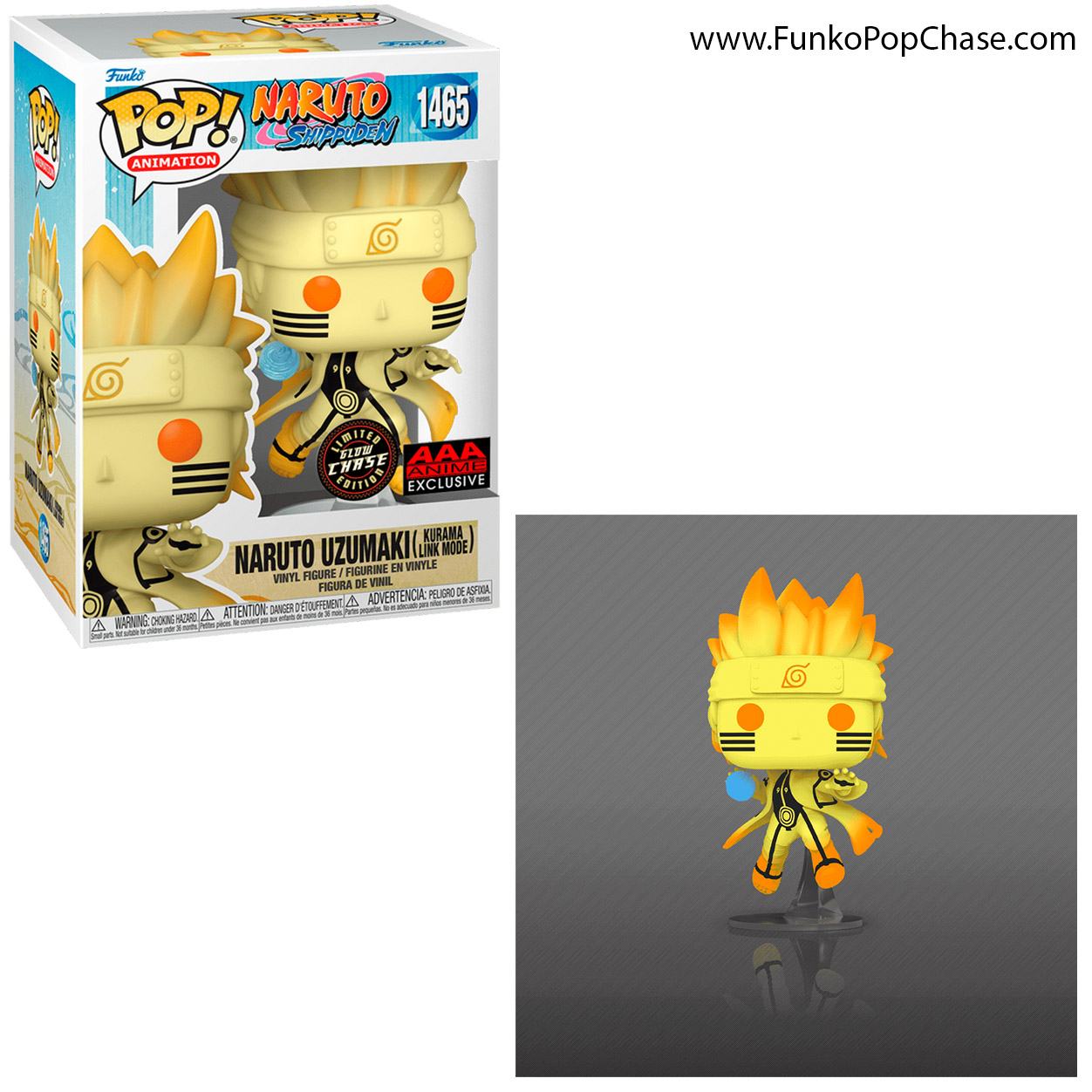 #1465 Naruto Uzumaki Funko POP! Chase #1465 Naruto Uzumaki Funko POP! Chase