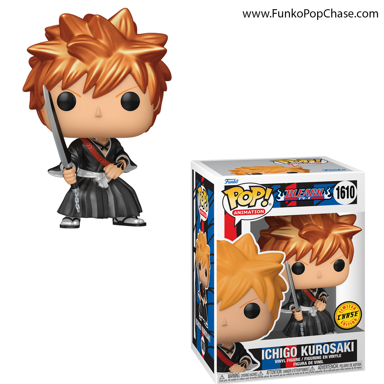 #1610 Ichigo Kurosaki Funko POP! Chase #1610 Ichigo Kurosaki Funko POP! Chase