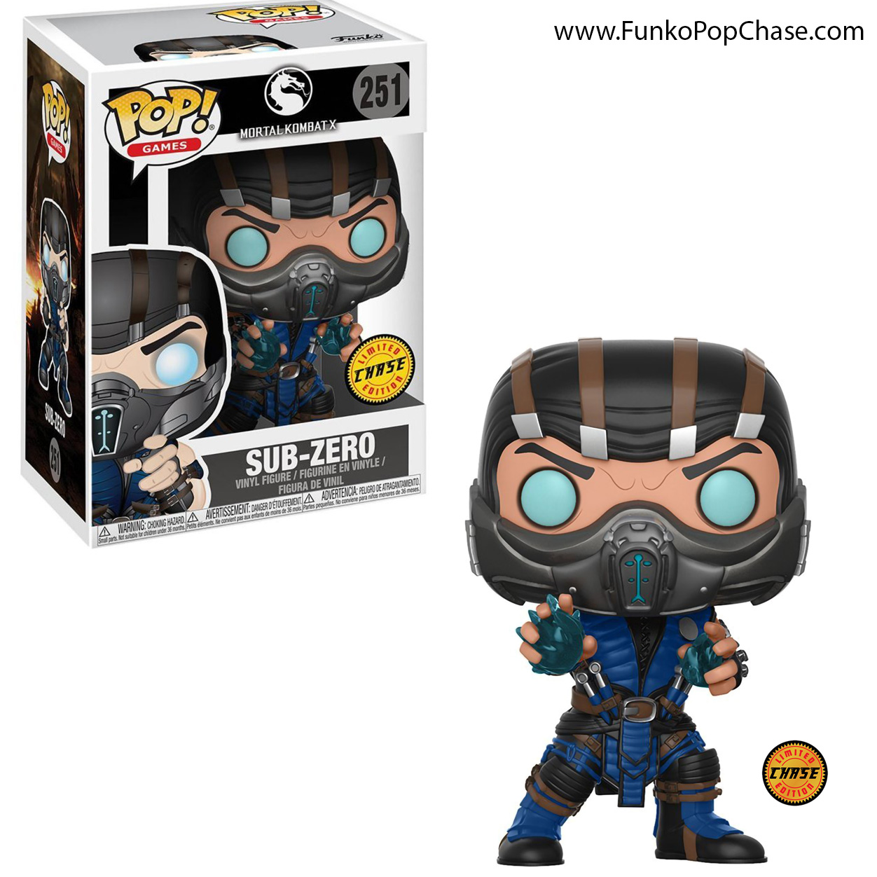 #251 Sub-zero Funko POP! Chase #251 Sub-zero Funko POP! Chase