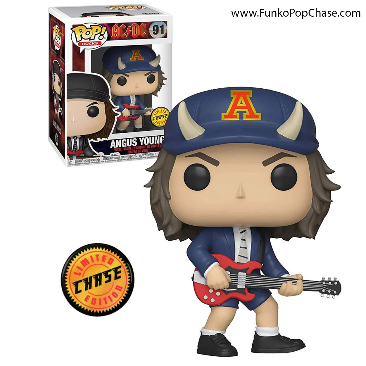 #91 Angus Young Funko POP! Chase #91 Angus Young Funko POP! Chase