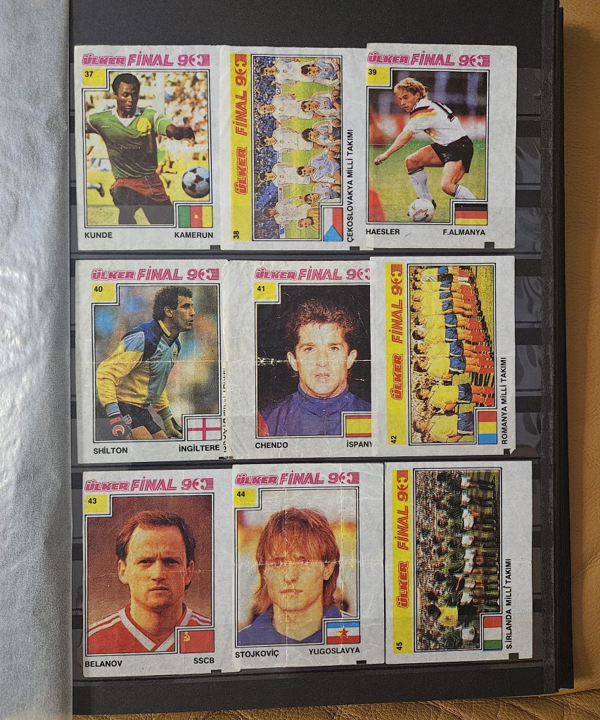 Final 90 (#1-70) Gum Wrappers