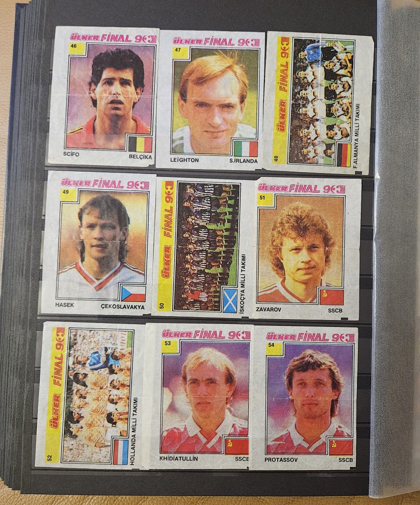 Final 90 (#1-70) Gum Wrappers