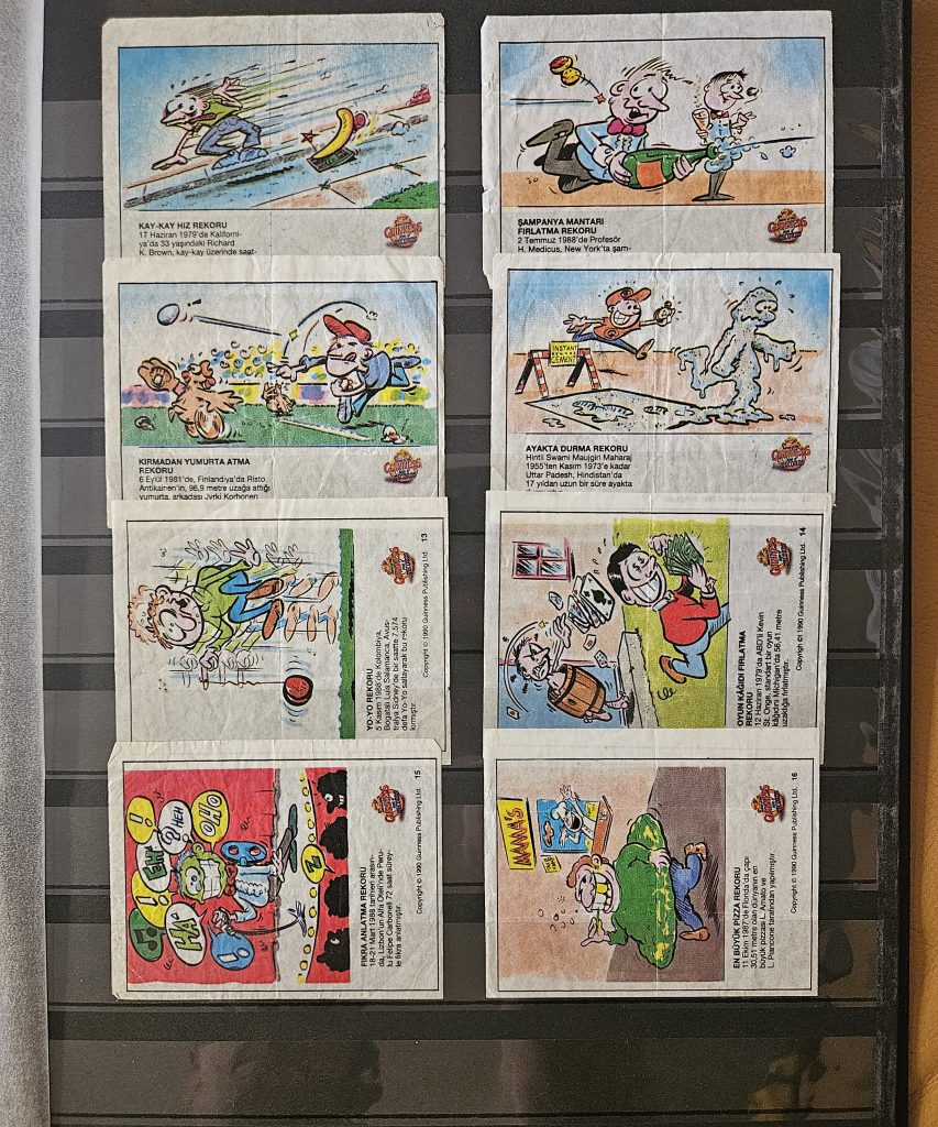 Guinness Records (#1-48) Gum Wrappers