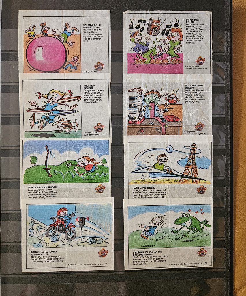 Guinness Records (#1-48) Gum Wrappers