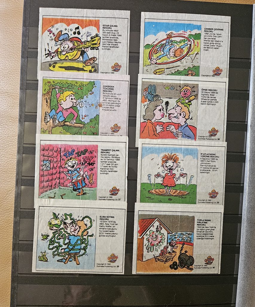 Guinness Records (#1-48) Gum Wrappers
